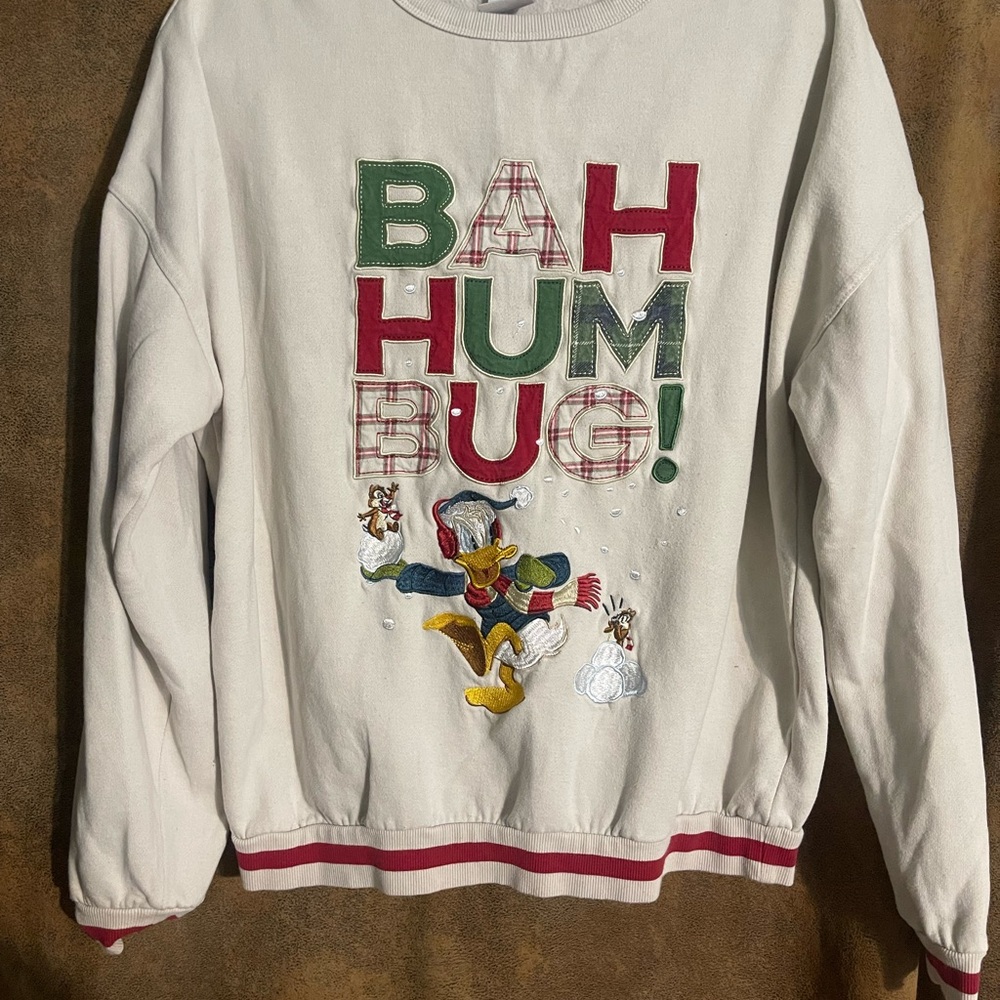 Disney Donald Duck Bah Humbug Sweatshirt